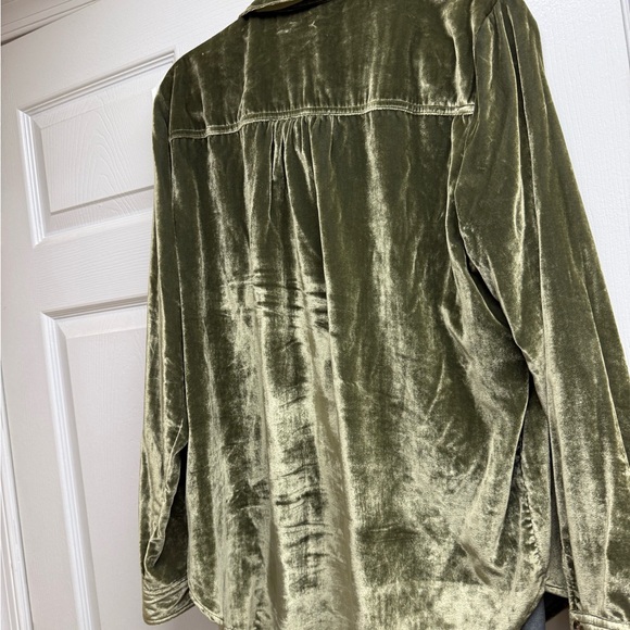 Anthropologie Maeve Olive Green Jacket - Picture 7 of 8